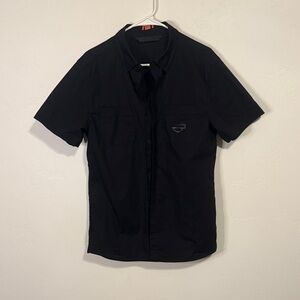 Harley-Davidson Black Casual Button Down Shirt